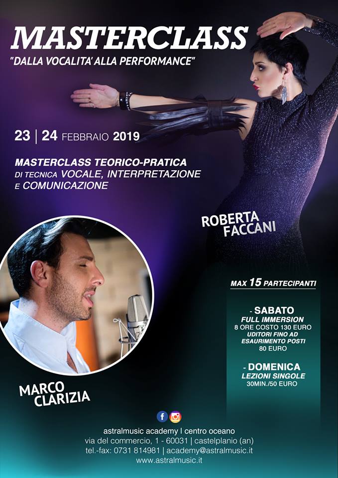 Masterclass con Marco Clarizia – Febbraio 2019